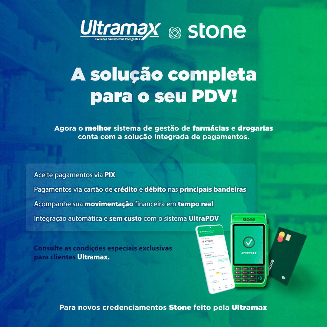 Maquininha Ultramax Stone
